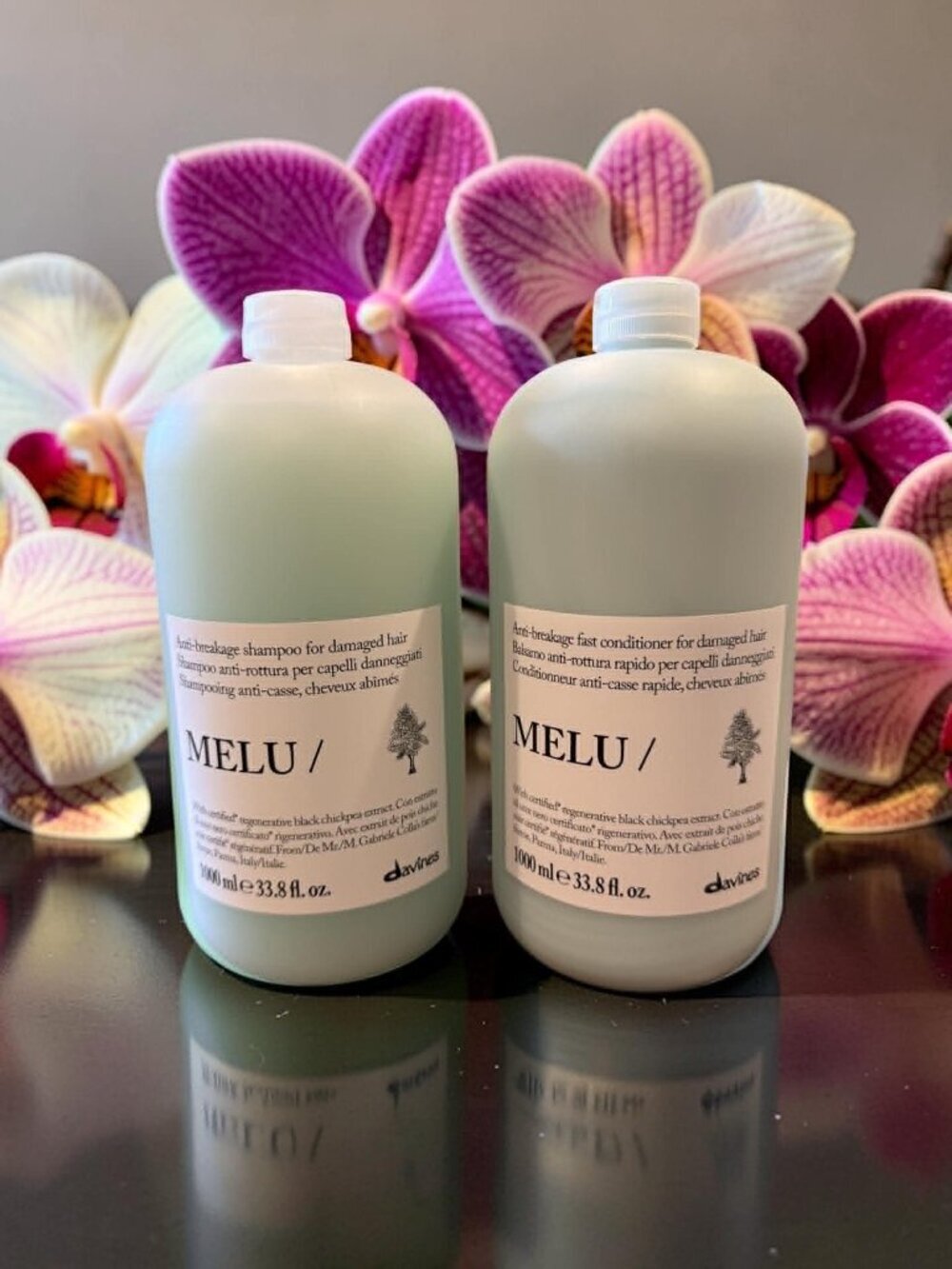 Davines Melu Prevent Breakage Split Ends Shampoo & Conditioner 33.8 oz NewPackag